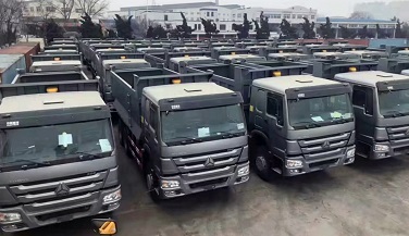 30 Units of Sinotruck HOWO Dump Truck Export to Zimbabwe