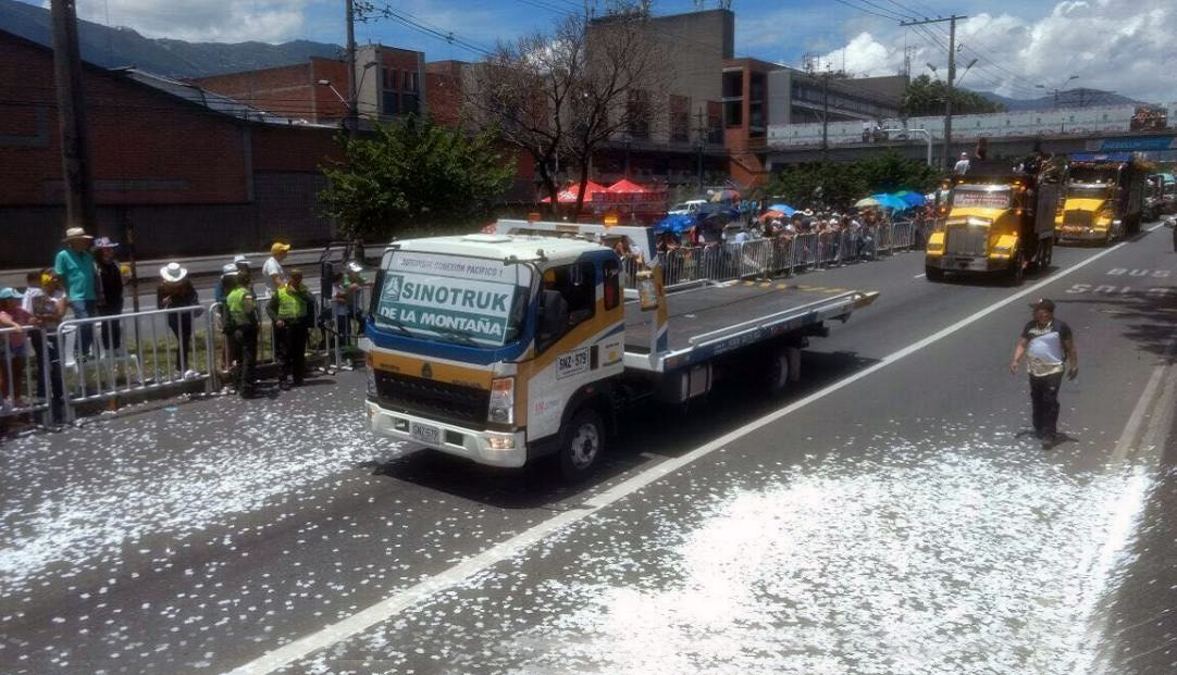 Sinotruk Exhibit on “Feria de las Flores”