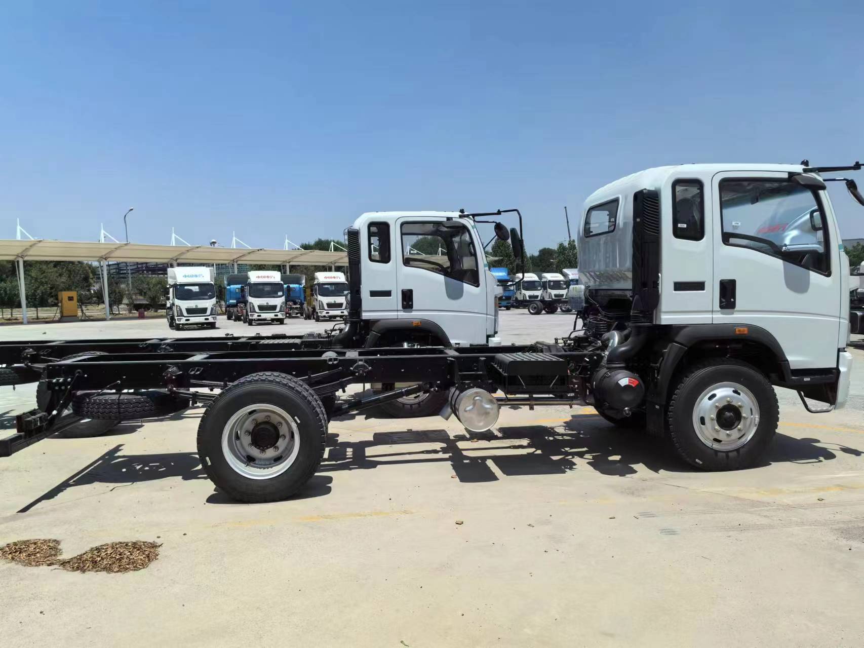 Howo Light Cargo Truck 110hp to 190hp Euro 3 Euro 4 Euro 5